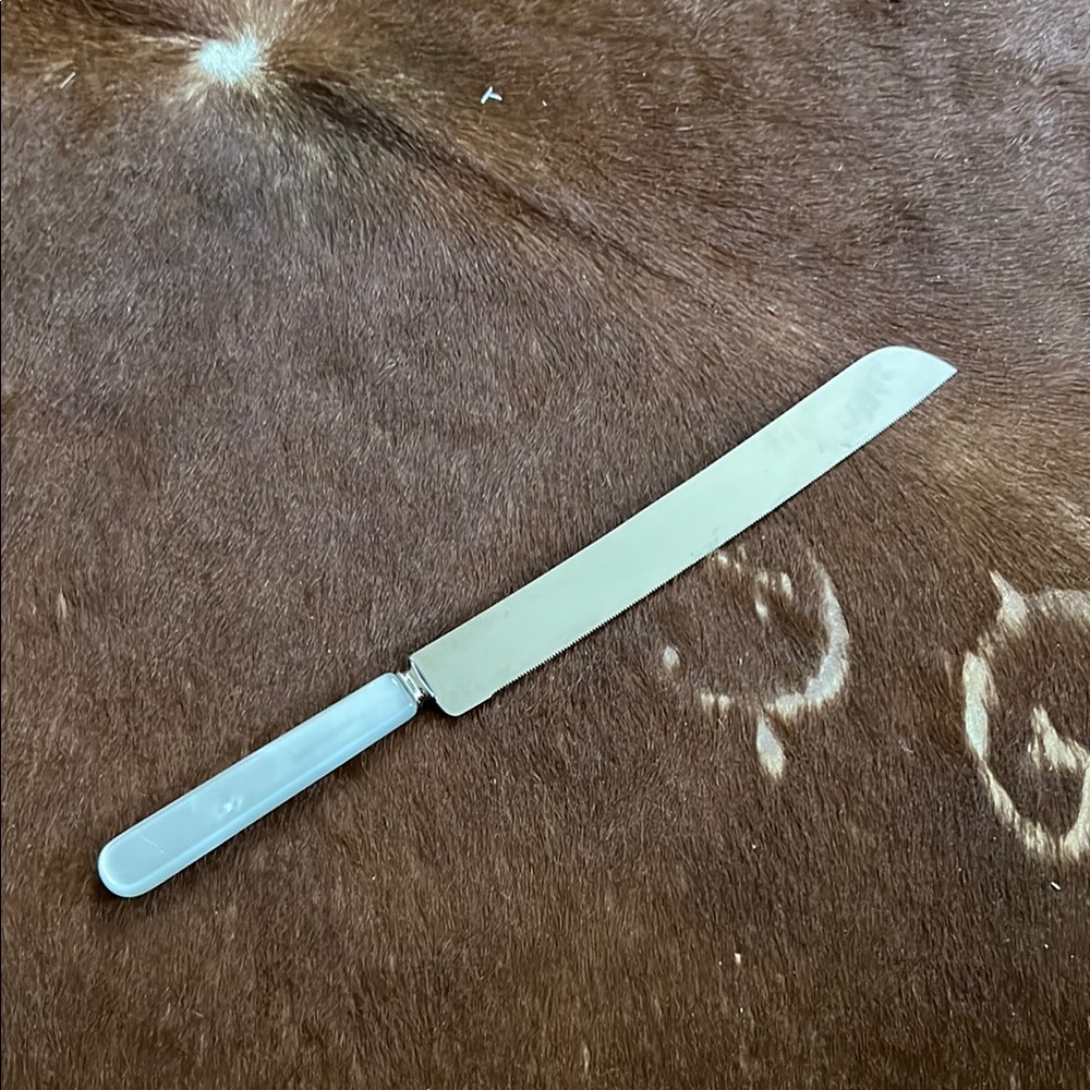 Vintage Sheffield England Stainless Steel Wedding Cake Knife